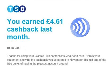 tsb contactless card cash back|tsb bank cash back account.